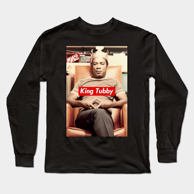 KING TUBBY Long Sleeve T-Shirt by rahobisona